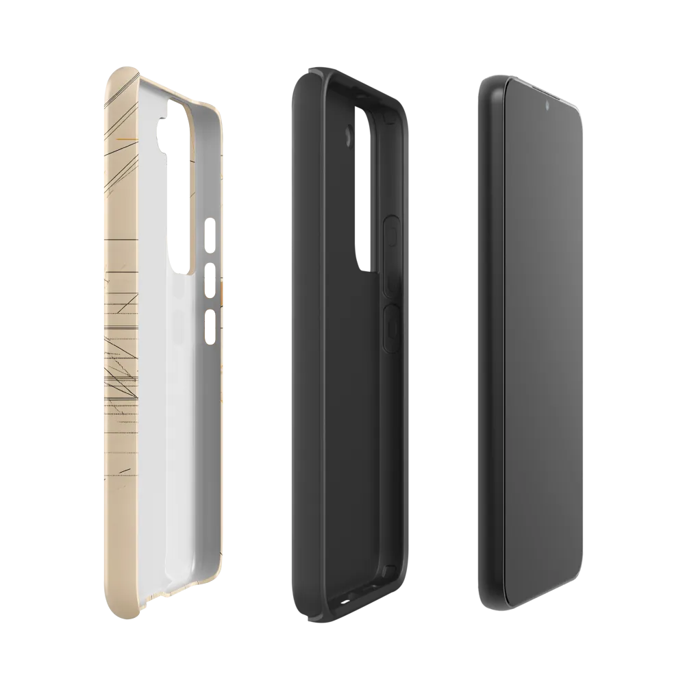 Abstract Profile: A Minimalist Exploration | Phone Case |  S22 | Tough Case | Matte