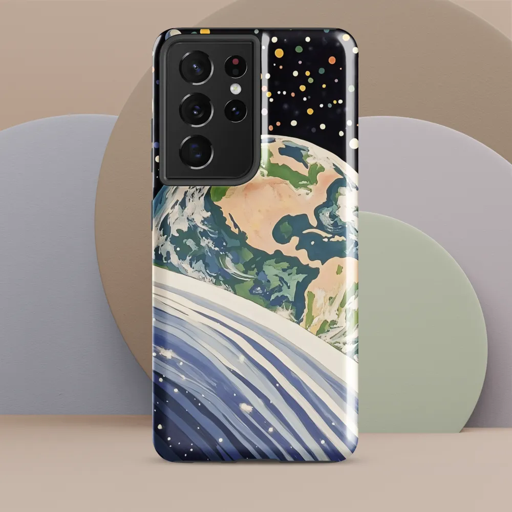 Celestial View: A Surreal Journey Through Space