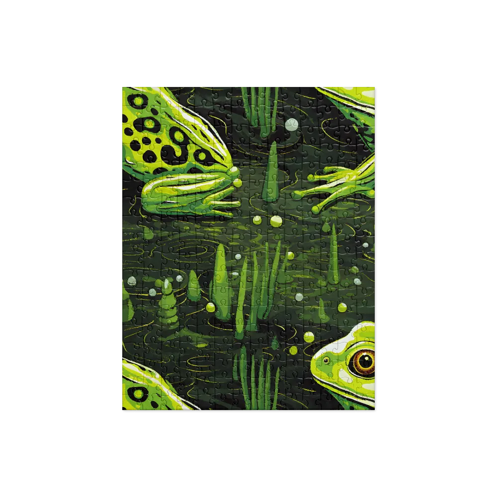 Green Harmony: Life Beneath the Surface