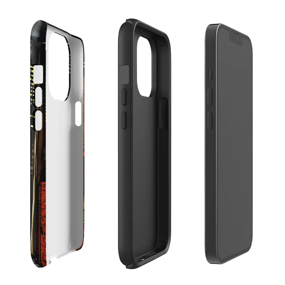 Nocturnal Cityscape: The Hidden Alley | Phone Case |  13 Pro | Tough Case | Matte