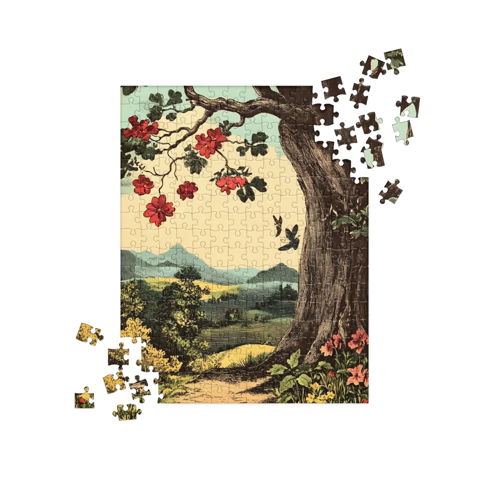 Whispers of a Vintage Landscape | Jigsaw Puzzle | 252 pieces