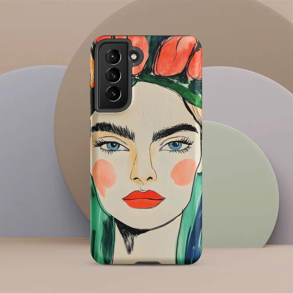 Radiant Bloom: A Serene Portrait