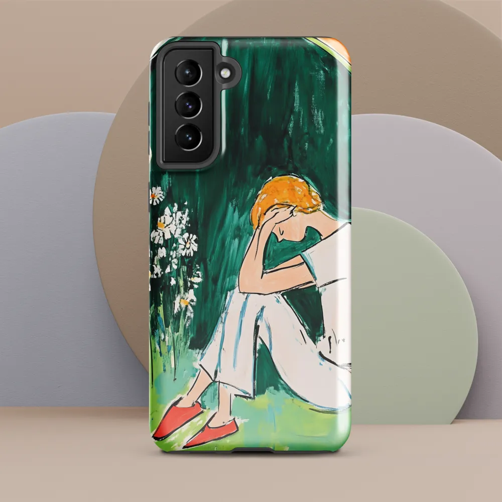 Silent Sorrow | Phone Case |  S21 Plus | Tough Case | Glossy