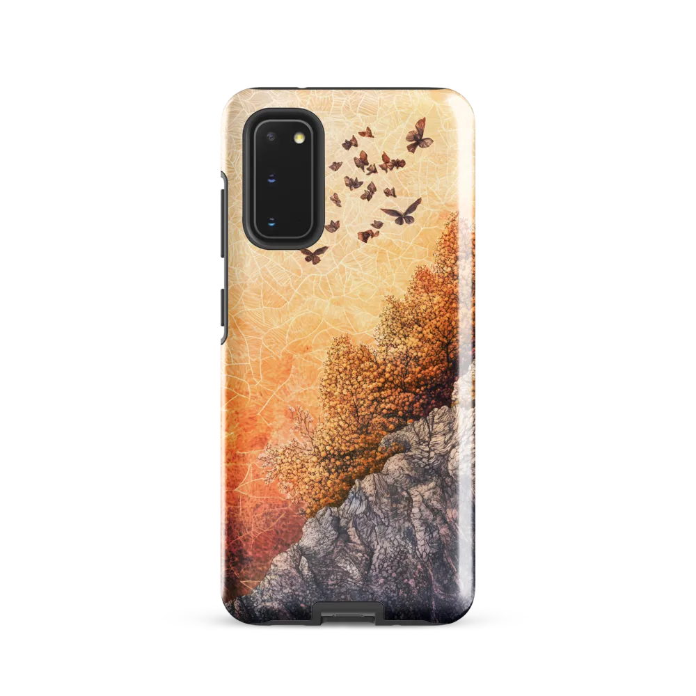 Fluttering Dreams of Serenity | Phone Case |  S20 | Tough Case | Glossy