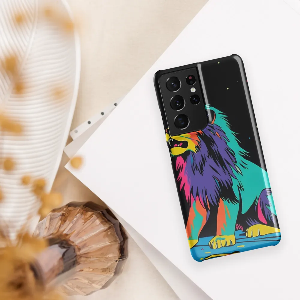 Roaring Colors: The Neon Lion