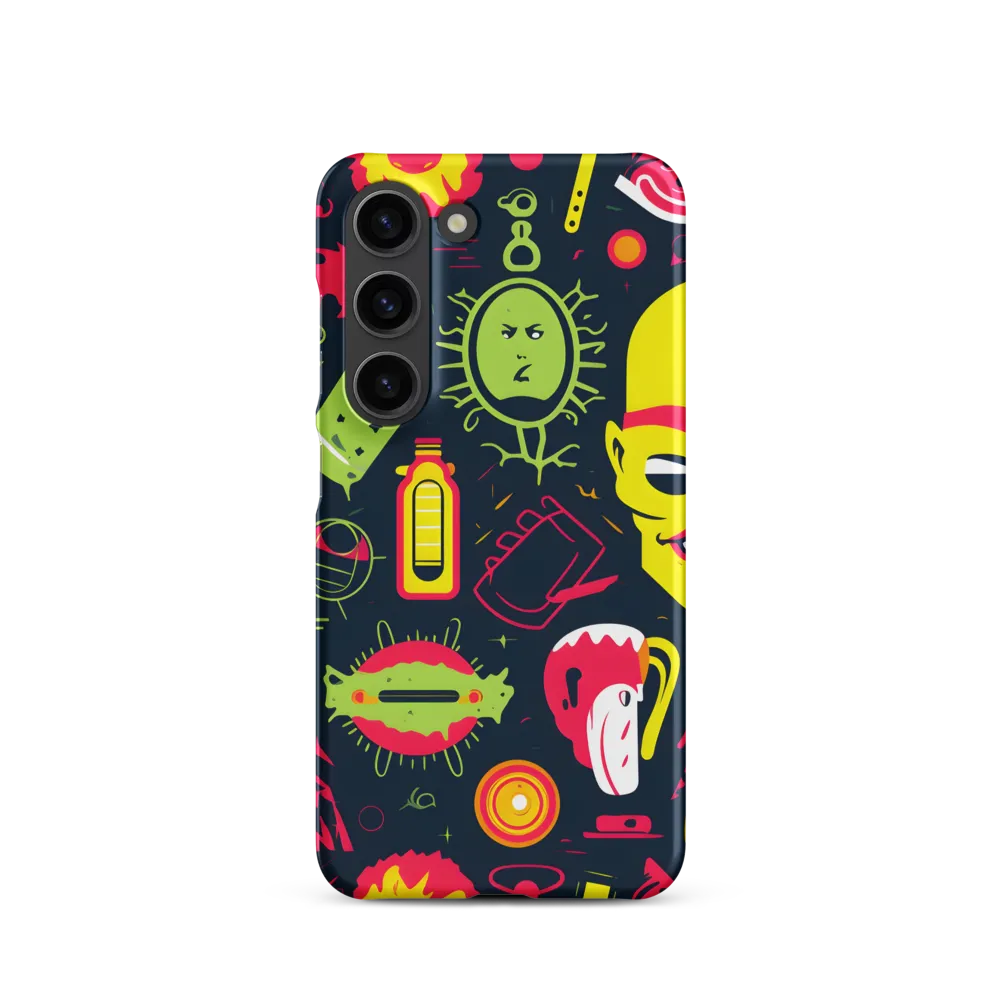 Neon Revelry: A Quirky Exploration of Modern Pop Art