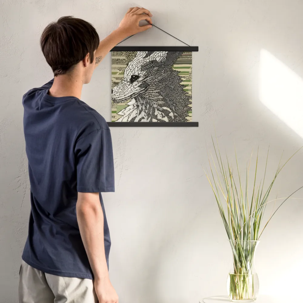 Reflections of the Forest | Poster With Black Wood Hanger | 14″×14″