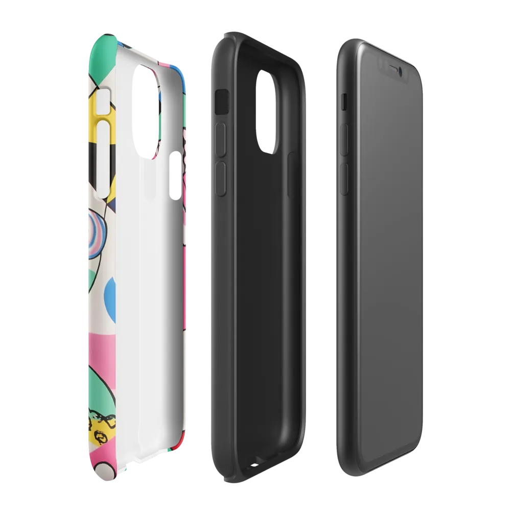 Dynamic Interplay of Shapes | Phone Case |  11 | Tough Case | Matte