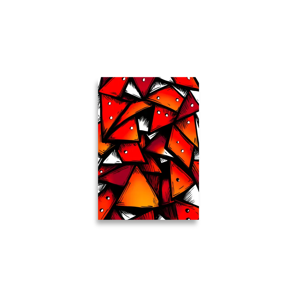 Dynamic Geometry of Red and Orange | Poster | A2 (16.5″×23.3″)