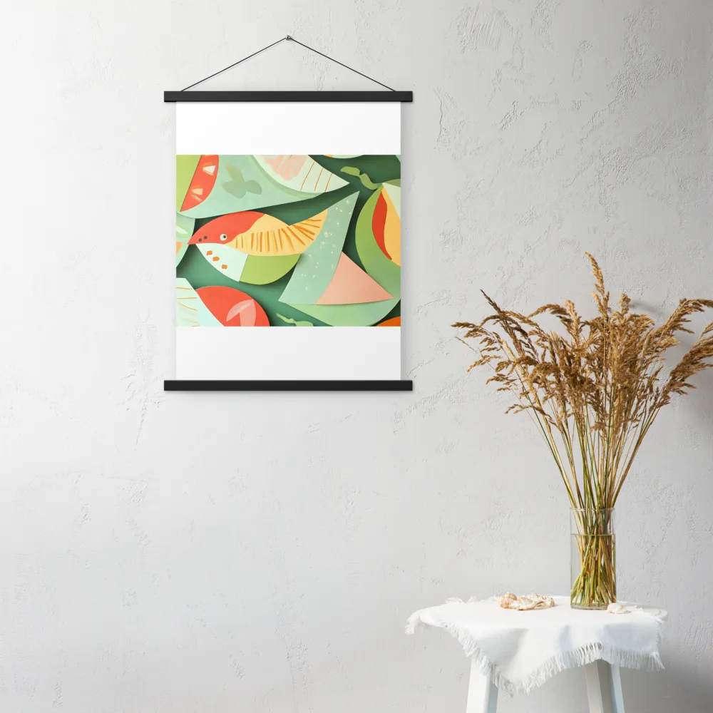 Nature's Palette | Poster With Black Wood Hanger | 18″×24″
