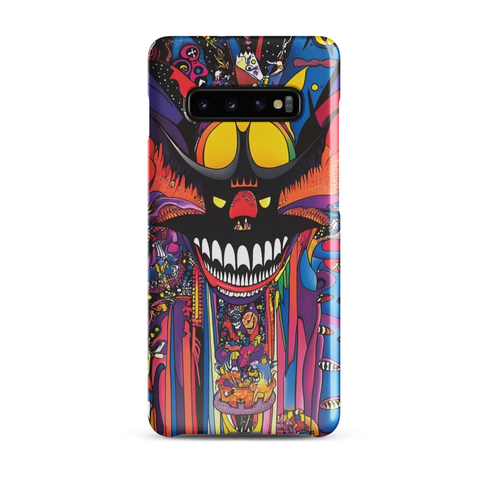 Whimsical Chaos: A Psychedelic Journey | Phone Case |  S10 Plus | Snap Case | Glossy