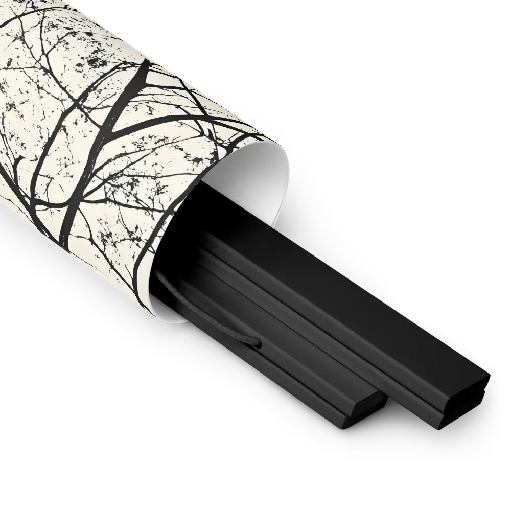Whispers of Solitude | Poster With Black Wood Hanger | 16″×16″