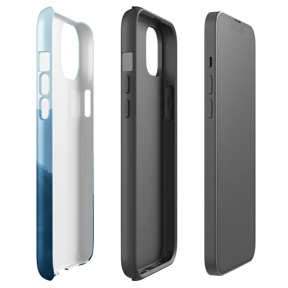 Solitude in Blue | Phone Case |  14 Plus | Tough Case | Glossy
