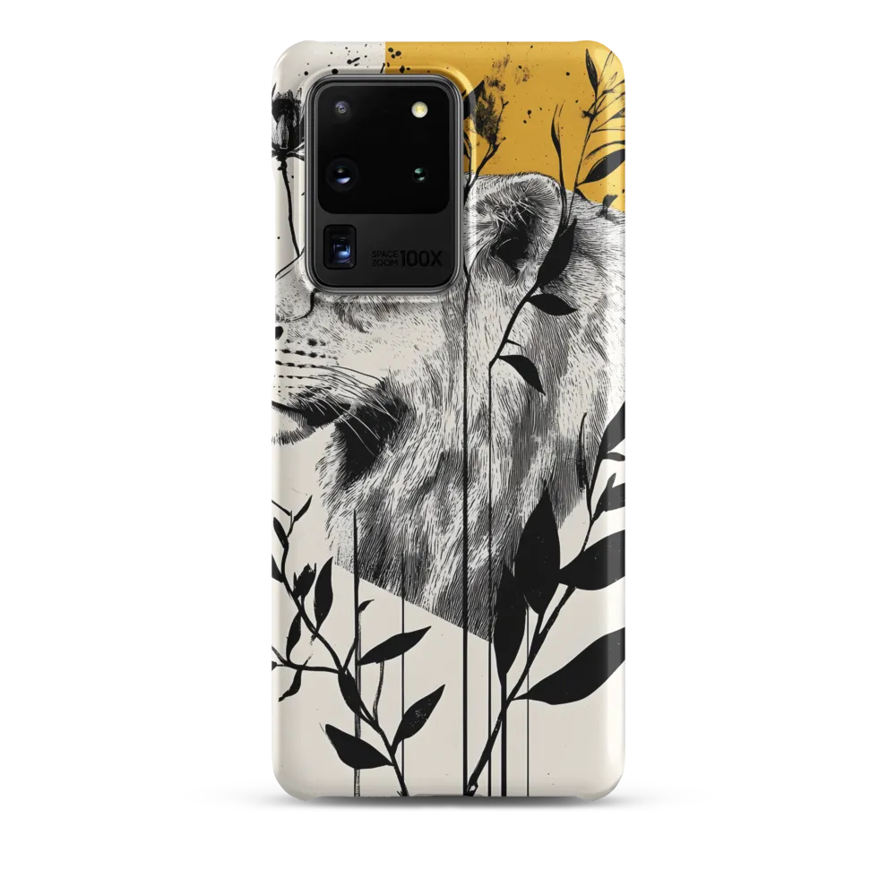 Regal Serenity: The Lion and Flora