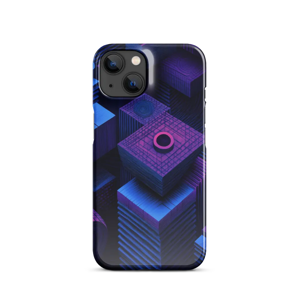 Geometric Dreams in Blue and Purple
