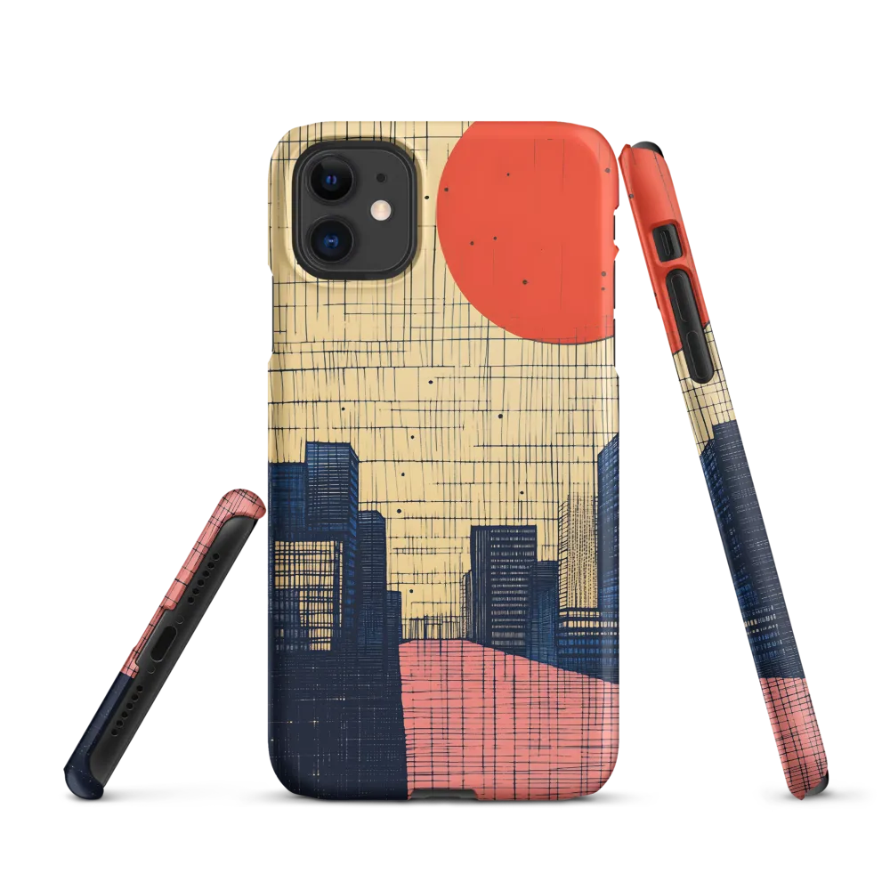 Urban Echoes: A Minimalist Cityscape