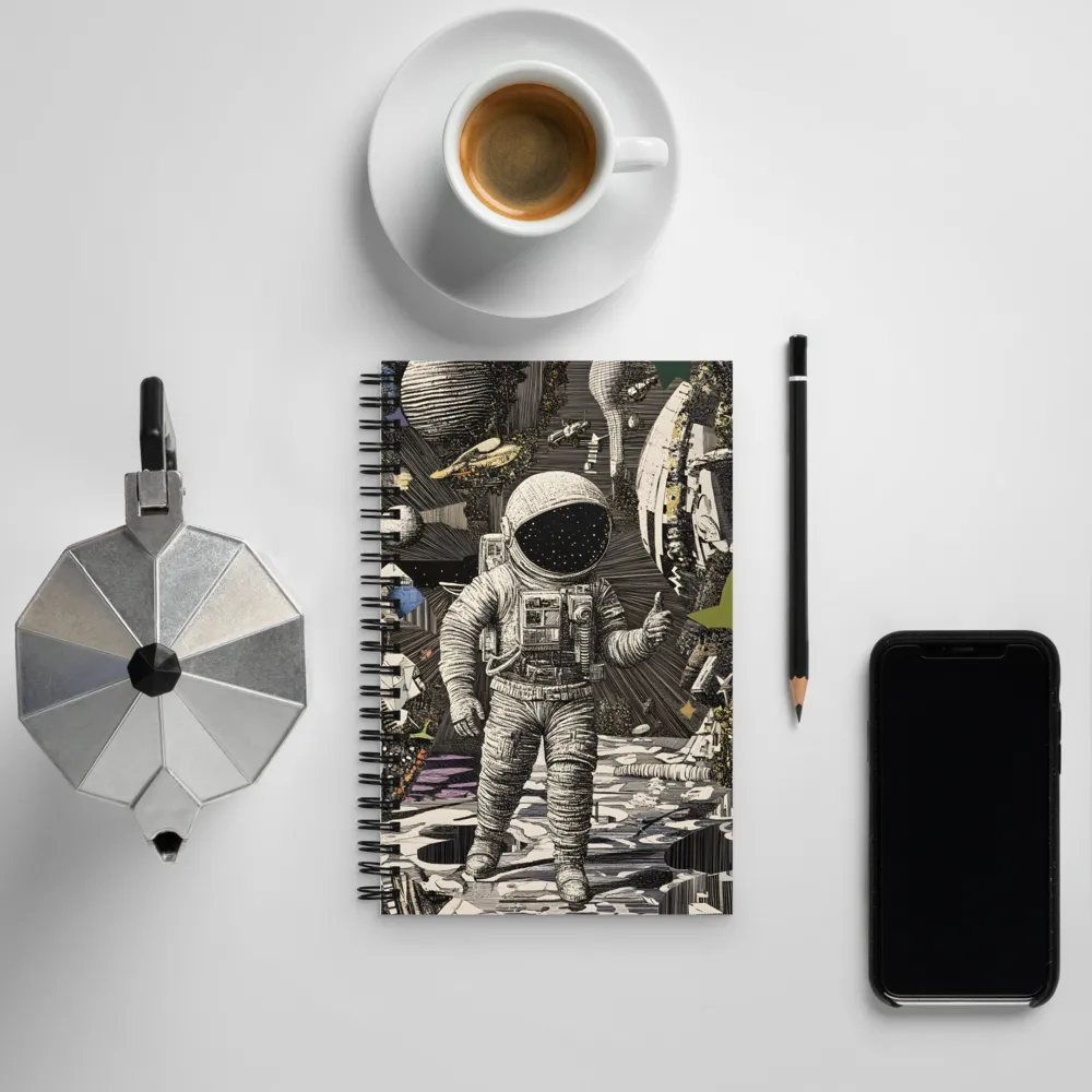 Beyond the Stars: The Astronaut's Voyage | Spiral Notebook