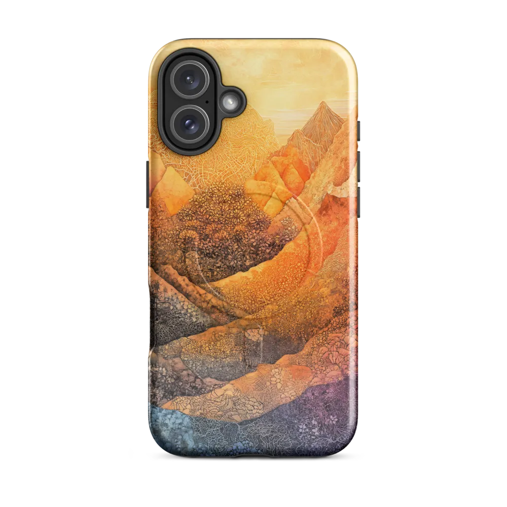 Serene Peaks of Color