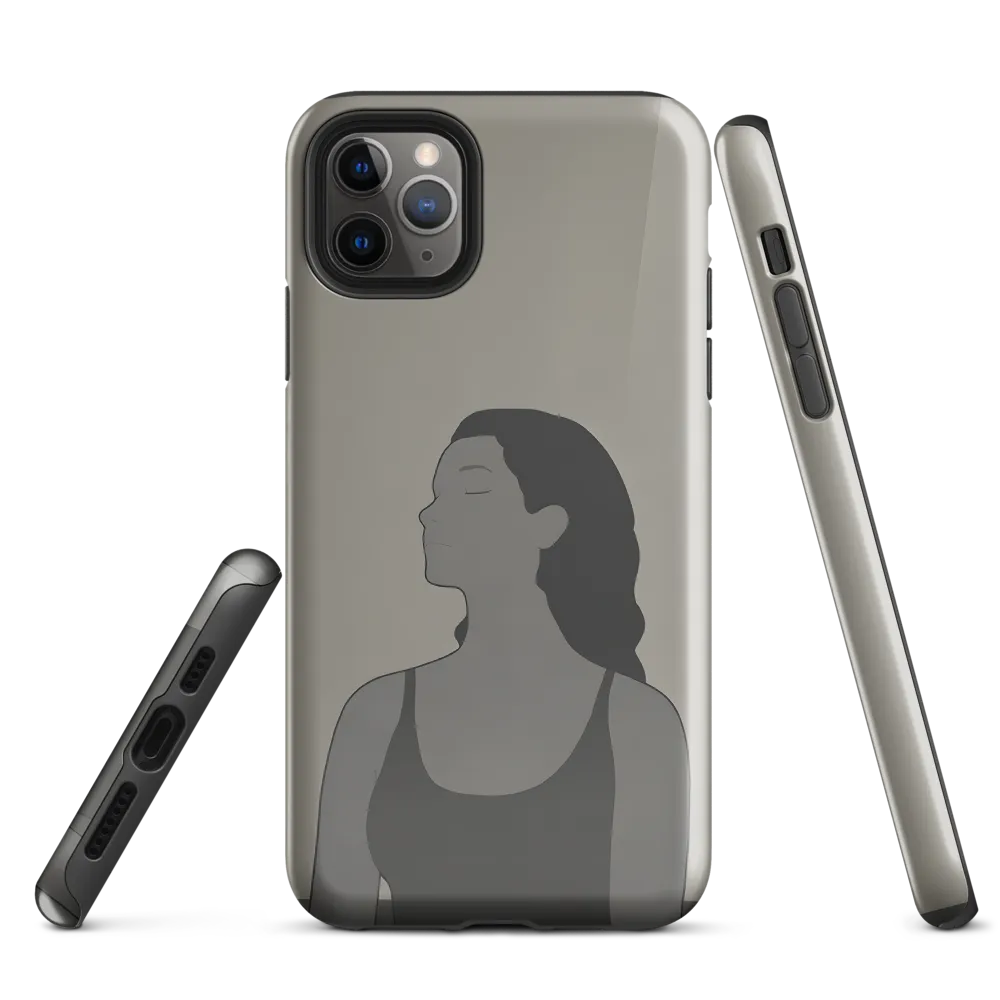 Serenity in Monochrome | Phone Case |  11 Pro Max | Tough Case | Glossy