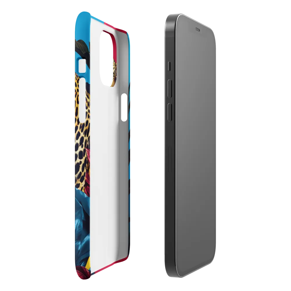 Playful Leopard in Vibrant Paradise