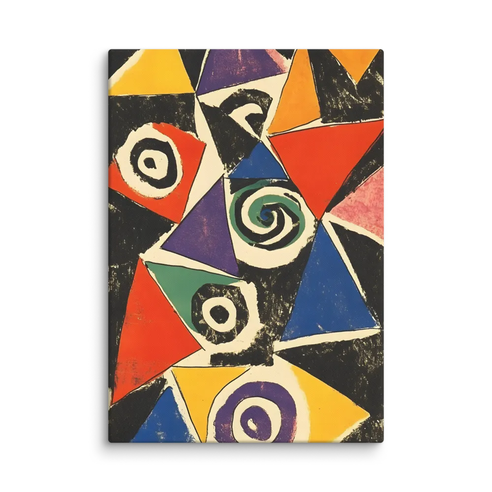 Dynamic Geometric Abstraction | Canvas | 28″×40″
