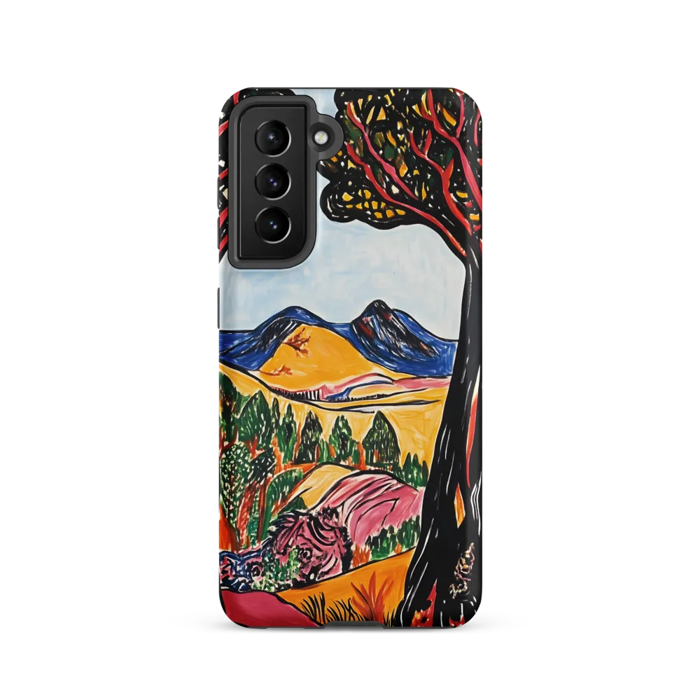 Vibrant Nature's Embrace | Phone Case |  S21 | Tough Case | Matte