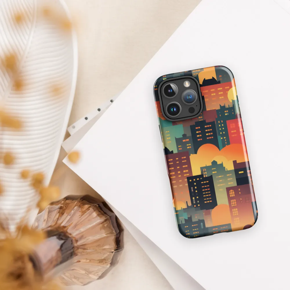 Twilight in the Concrete Jungle | Phone Case |  16 Pro Max | Tough Case | Glossy