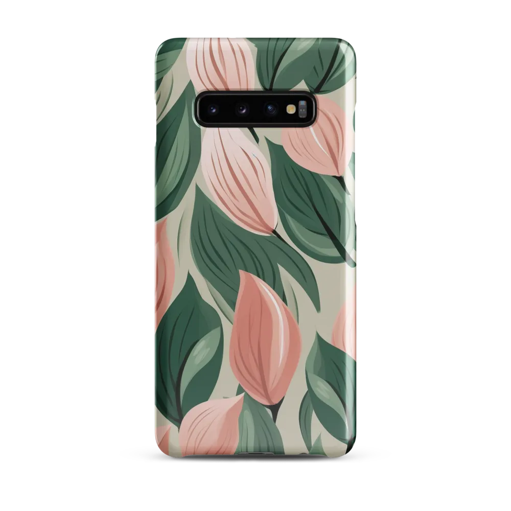 Floral Symphony in Modern Hues | Phone Case |  S10 Plus | Snap Case | Glossy