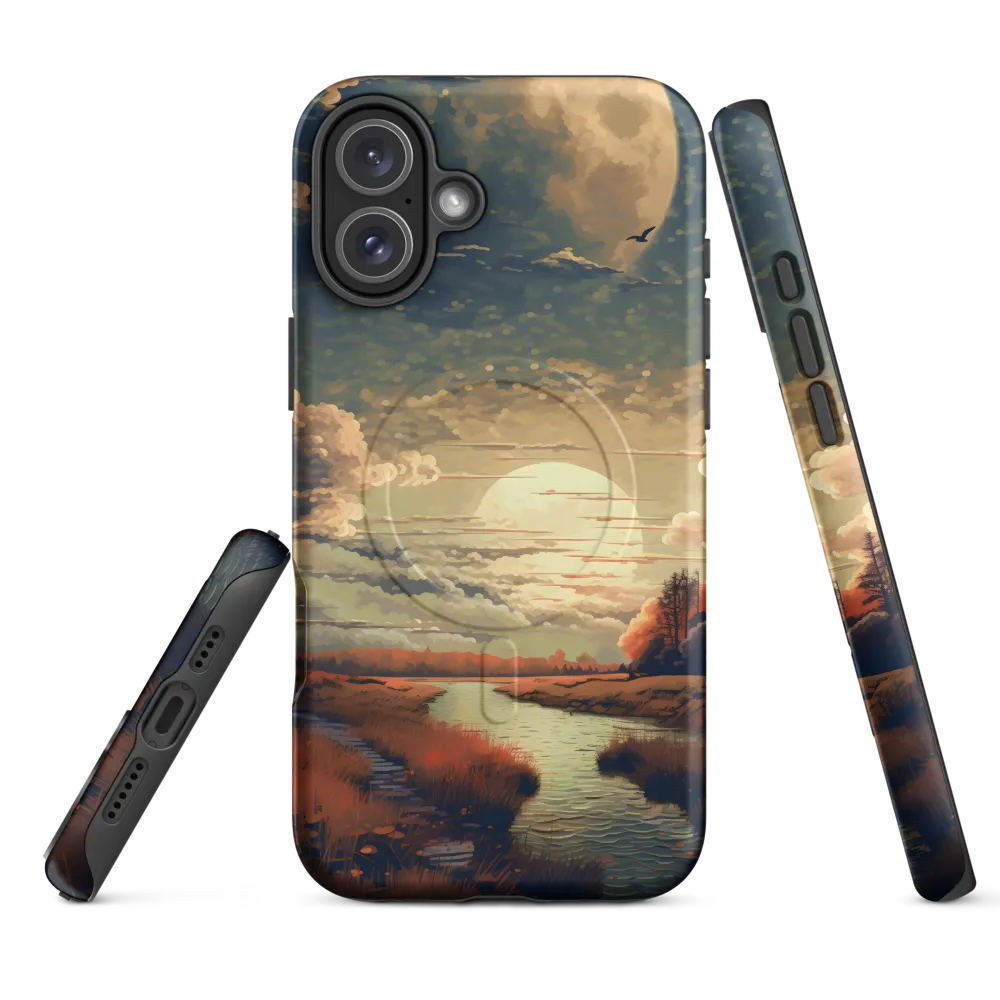 Whispers of Dusk: A Tranquil River Landscape