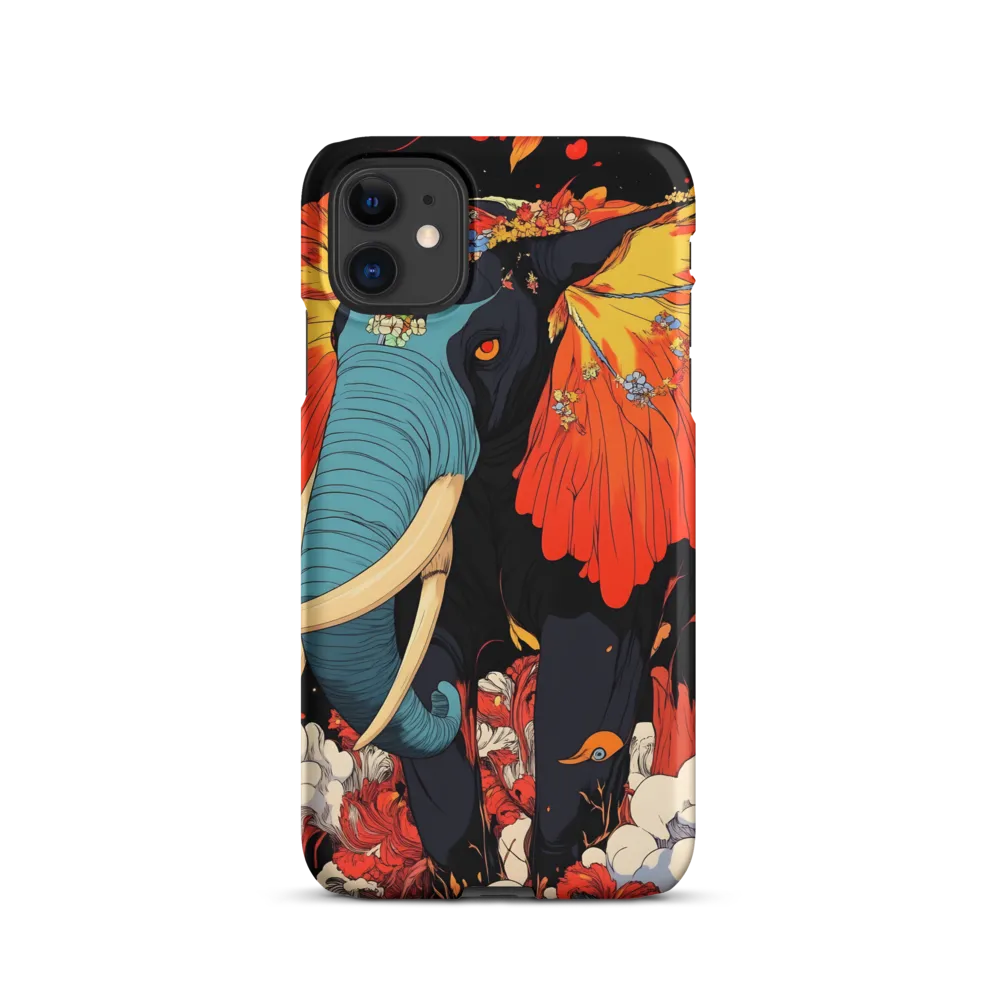 Majesty of the Floral Elephant | Phone Case |  11 | Snap Case | Matte