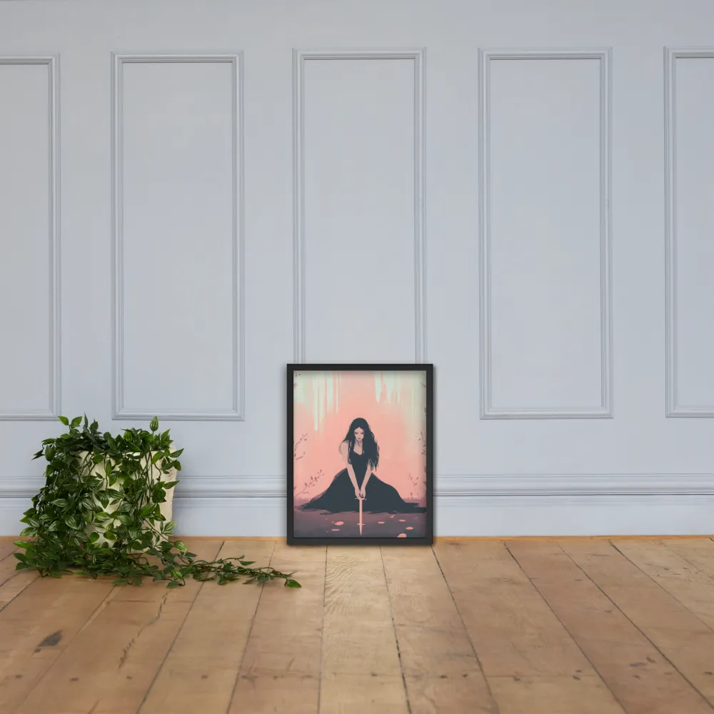 The Guardian of Solitude | Poster with Black Frame | 16″×20″
