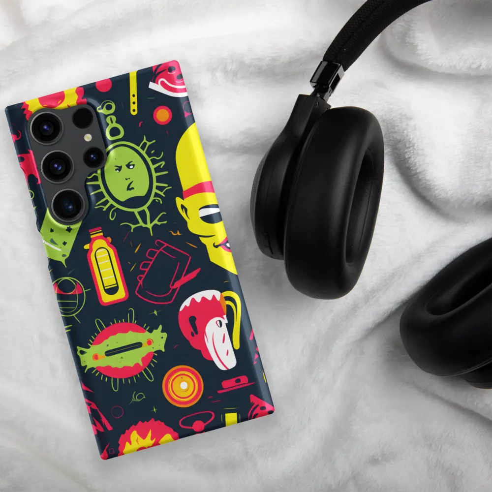 Neon Revelry: A Quirky Exploration of Modern Pop Art