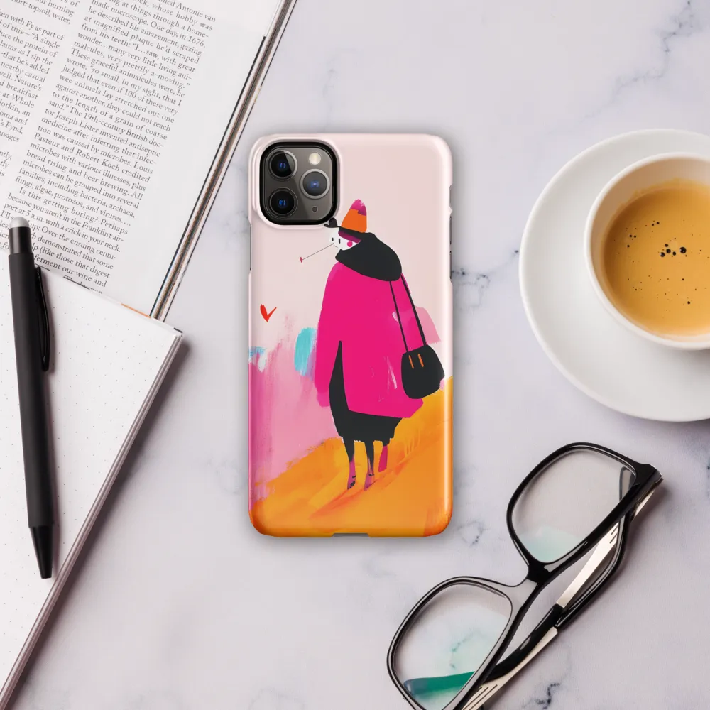 Wanderer in Pink | Phone Case |  11 Pro Max | Snap Case | Glossy