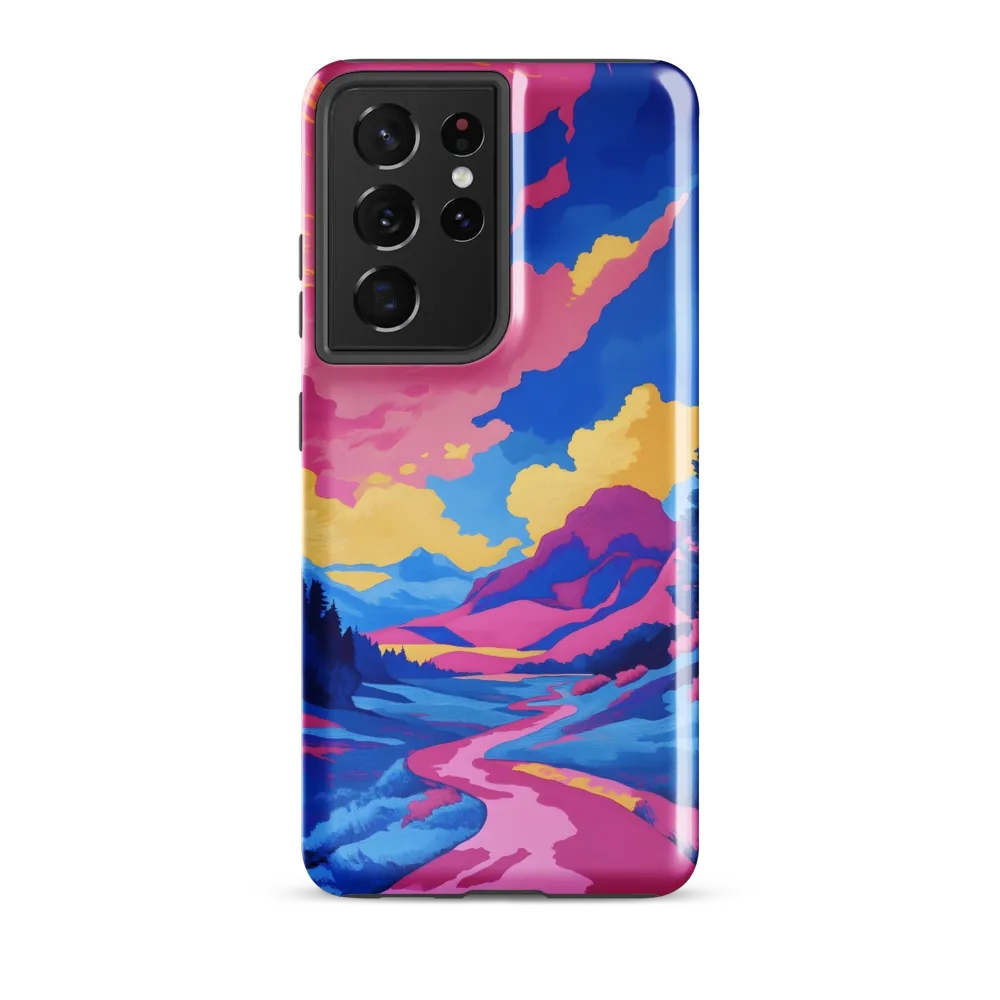 Dreamscape: The Serene River | Phone Case |  S21 Ultra | Tough Case | Glossy