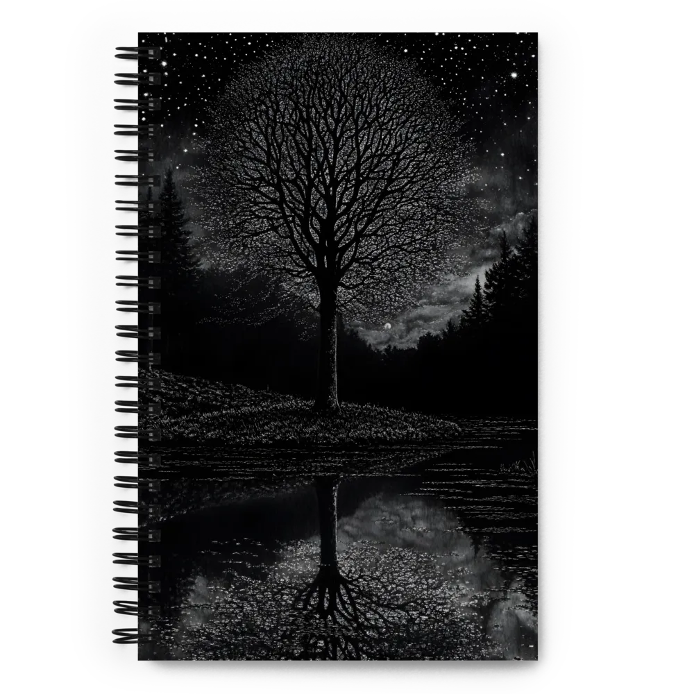 Reflections of Night | Spiral Notebook