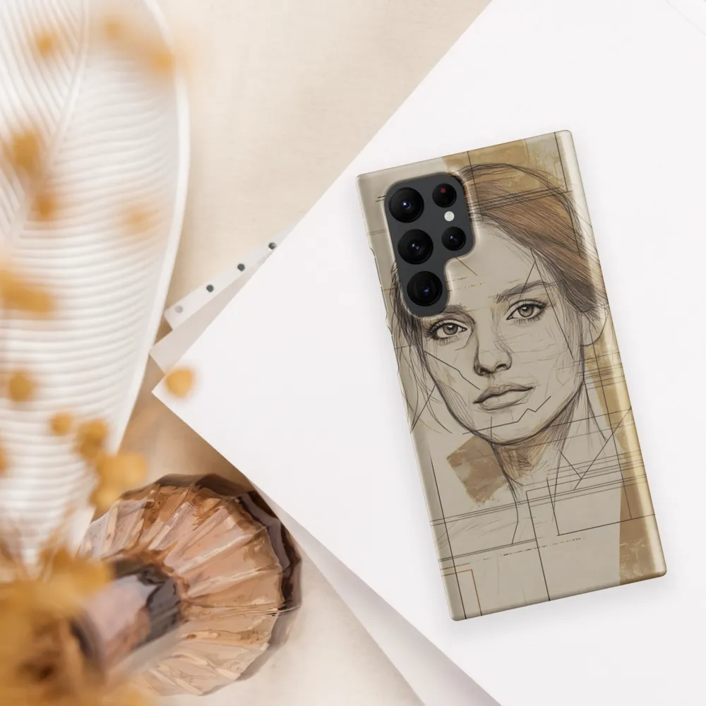 Geometric Elegance: A Modern Portrait