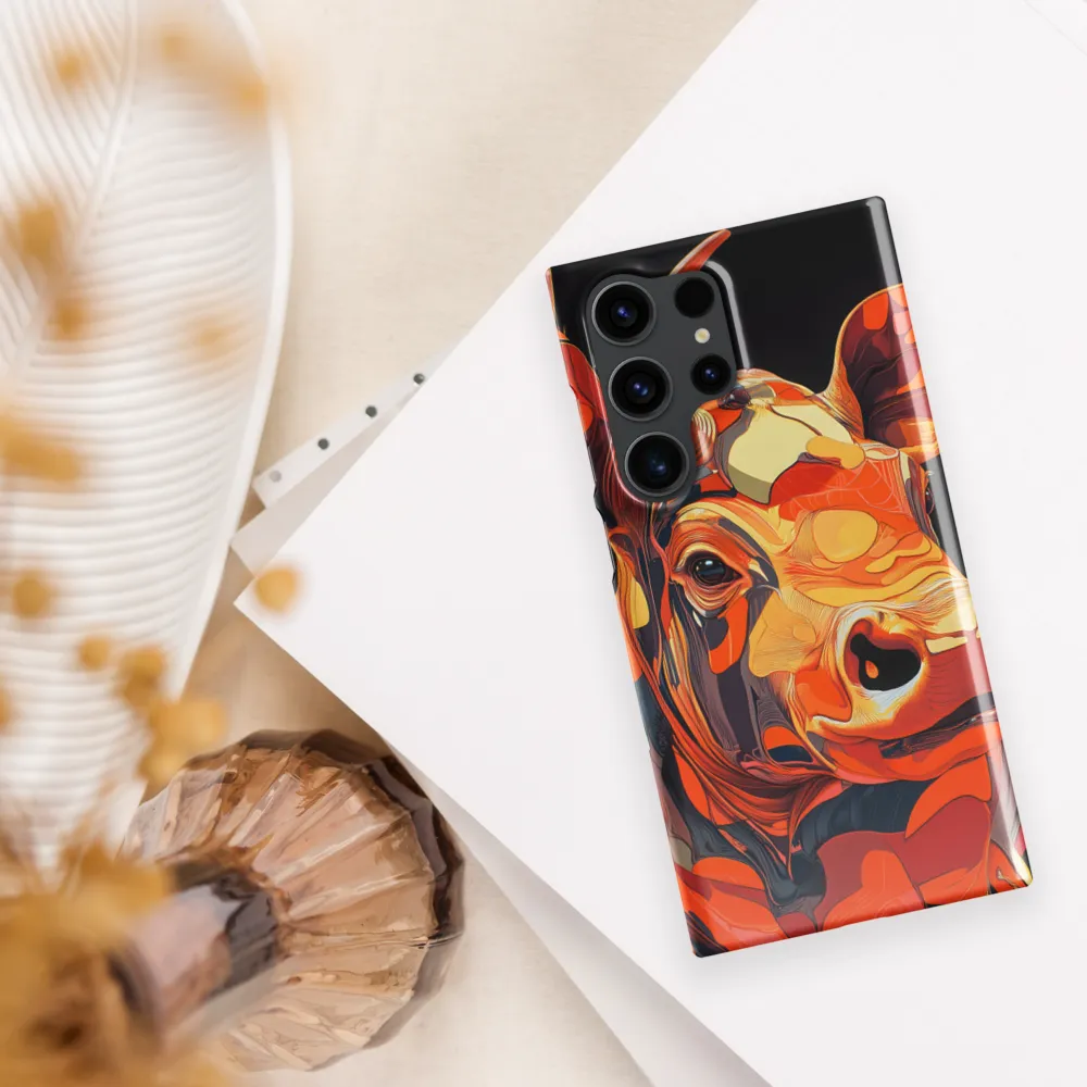 Modern Serenade: The Vibrant Cow