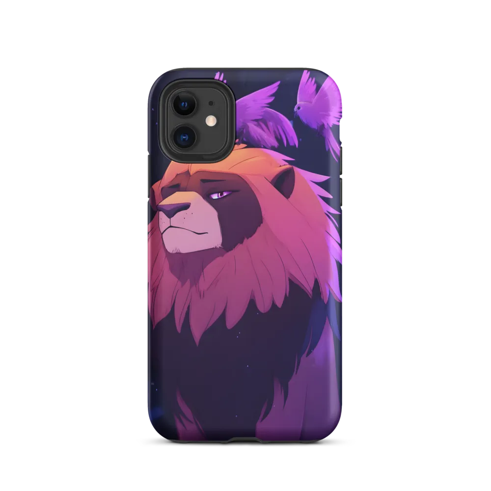 Regal Serenity: The Majestic Lion | Phone Case |  11 | Tough Case | Matte