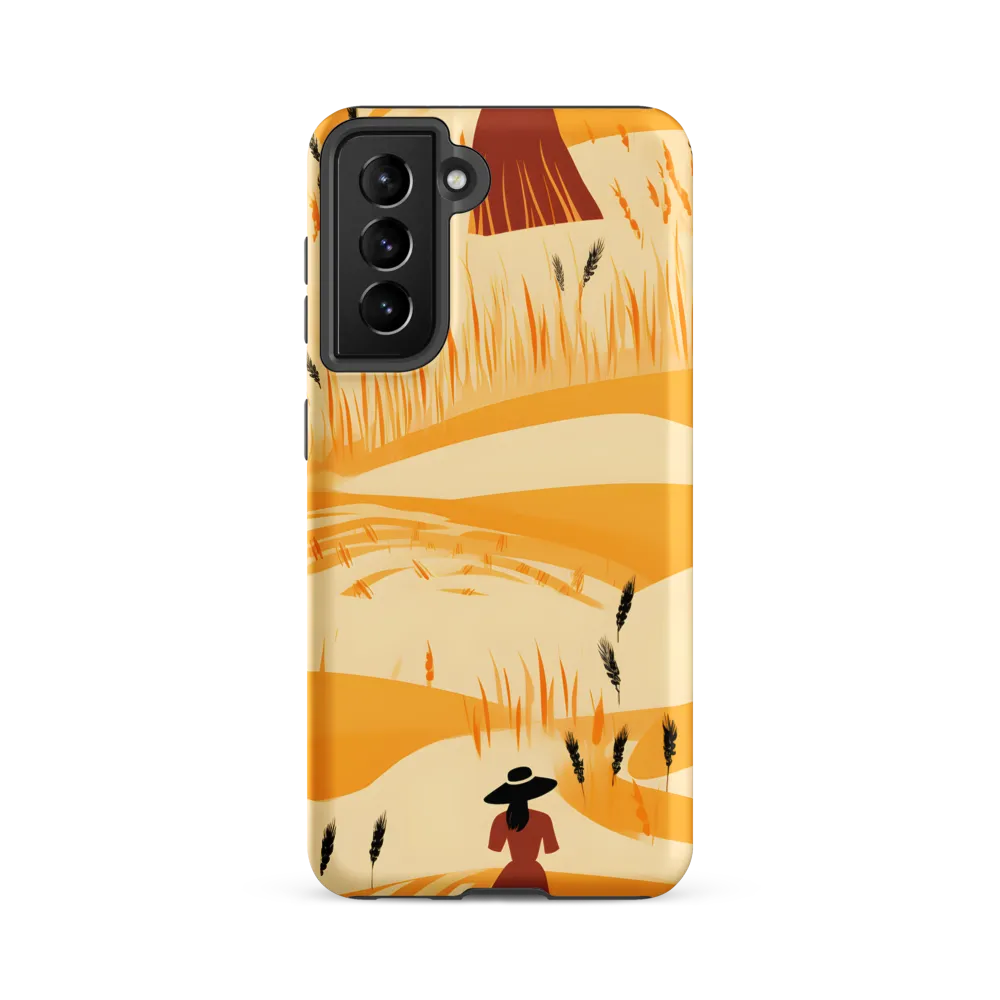Embracing the Fields: A Floral Journey | Phone Case |  S21 FE | Tough Case | Matte