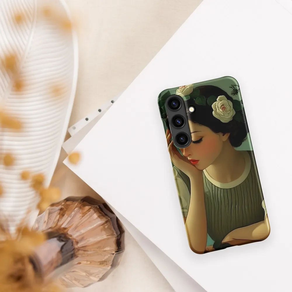 Whispers of Serenity | Phone Case |  S24 | Snap Case | Matte