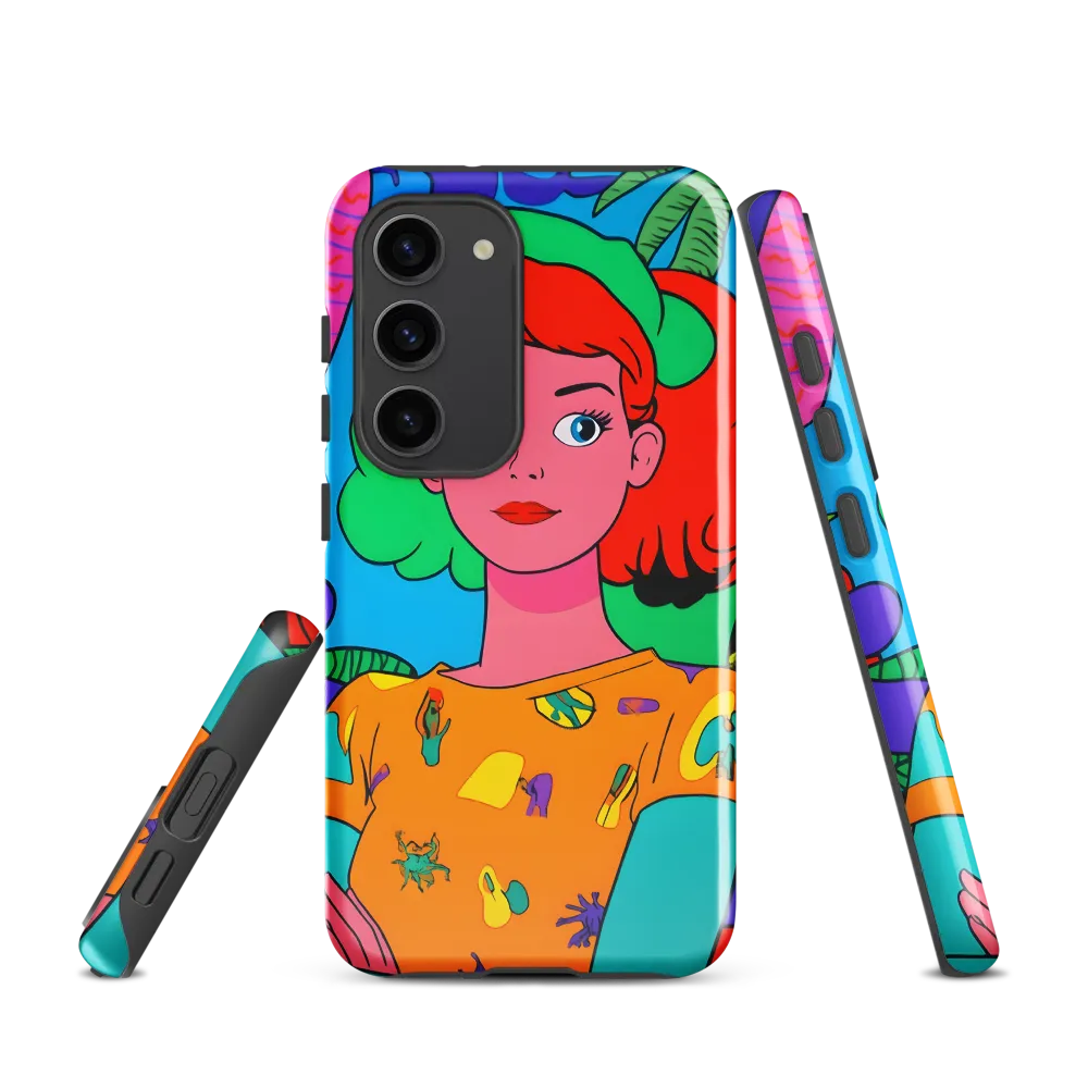 Tropical Vibes: A Playful Portrait