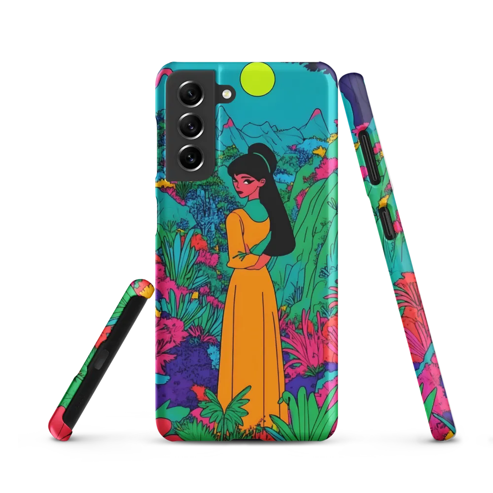 Ethereal Serenity in a Psychedelic Landscape