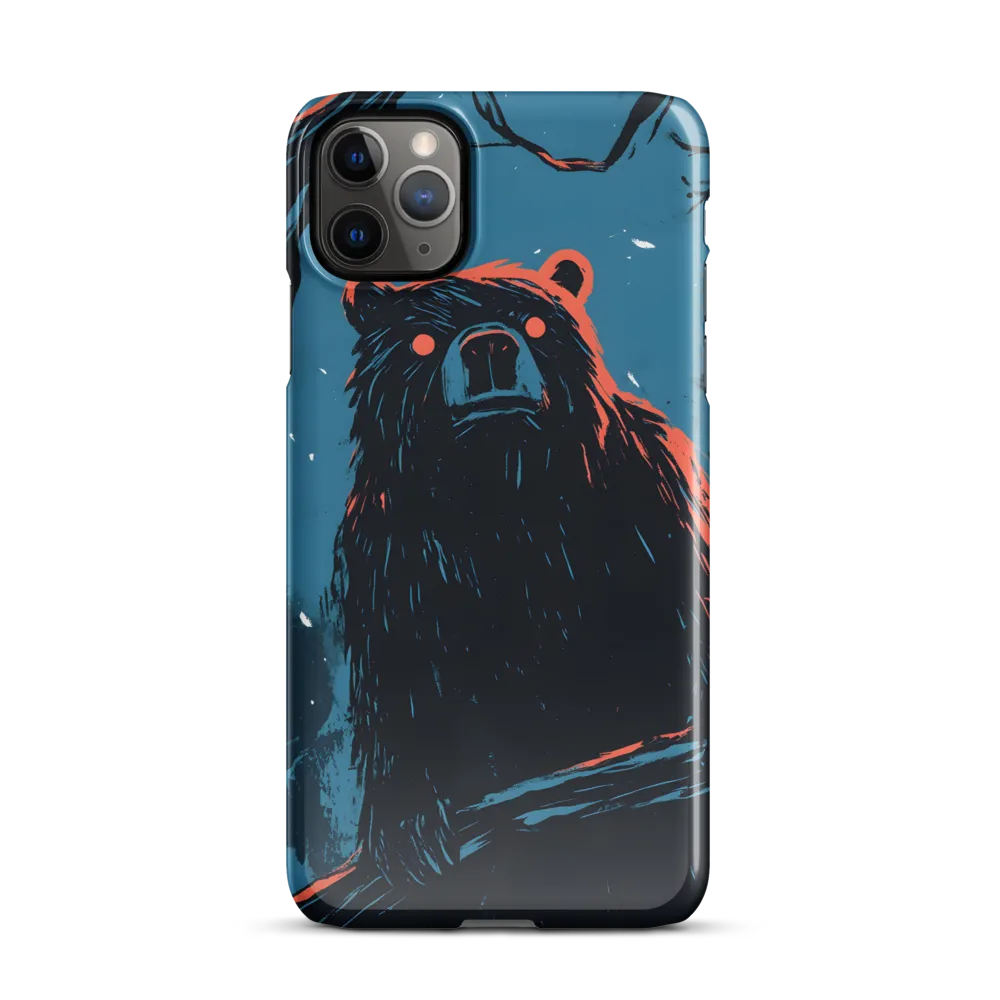 Eerie Majesty: A Bear in the Night | Phone Case |  11 Pro Max | Snap Case | Glossy