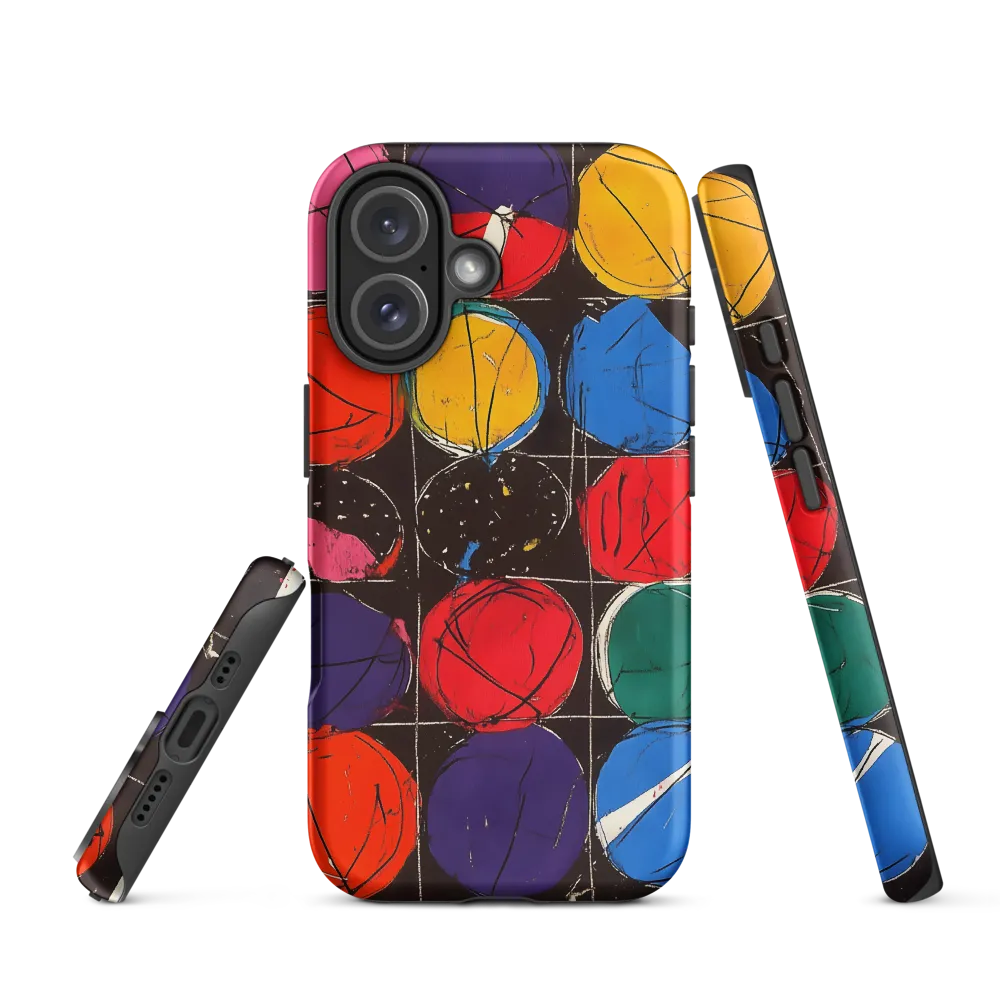 Colorful Circles in Abstract Harmony | Phone Case