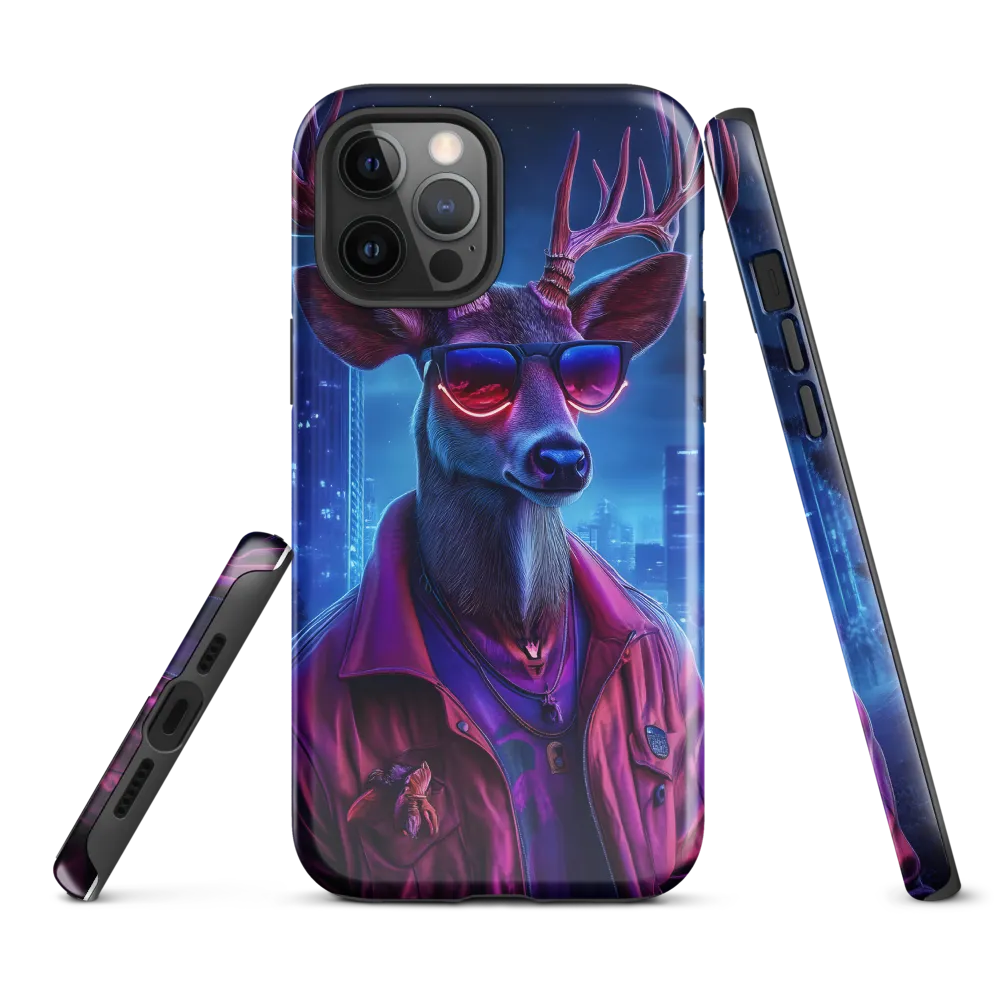 Urban Serenade: The Cool Deer | Phone Case |  12 Pro Max | Tough Case | Glossy
