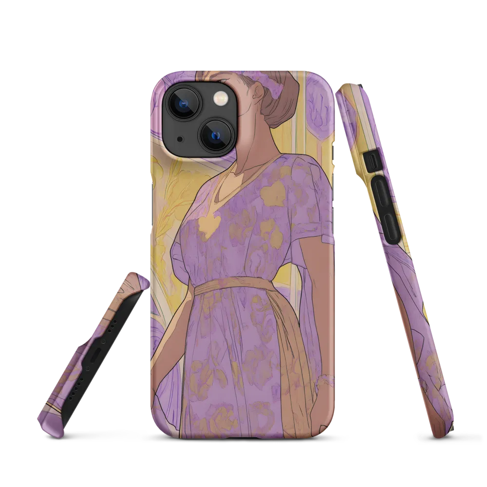 Elegance in Floral Harmony | Phone Case |  14 | Snap Case | Matte