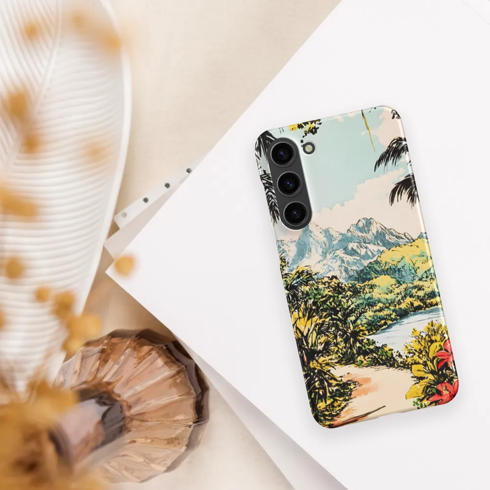 Tropical Serenity | Phone Case |  S23 Plus | Snap Case | Matte