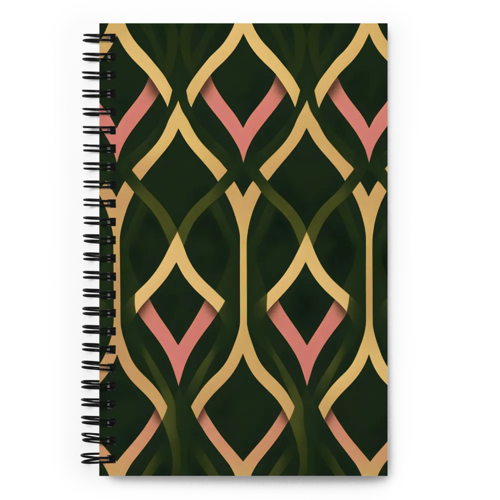 Interwoven Elegance | Spiral Notebook