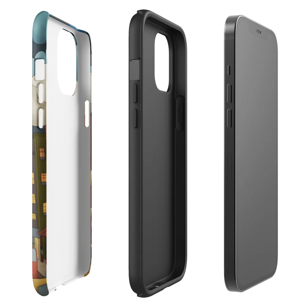 Urban Symphony: A City Awakens at Dusk | Phone Case |  12 Pro Max | Tough Case | Glossy