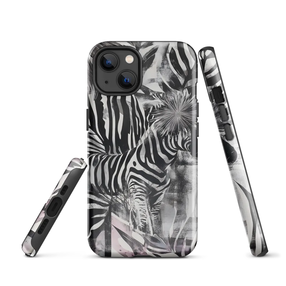 Zebra in the Jungle of Illusions | Phone Case |  13 | Tough Case | Glossy